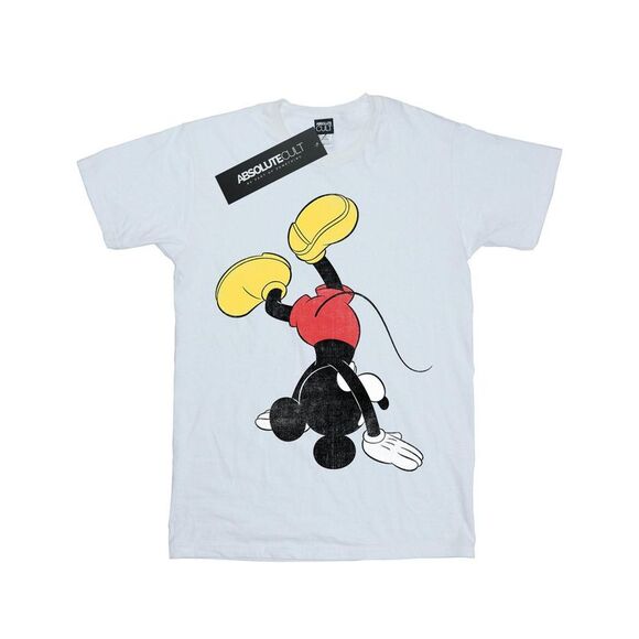 Disney Boys Mickey Mouse Upside Down T-Shirt / White - Picture 1 of 5